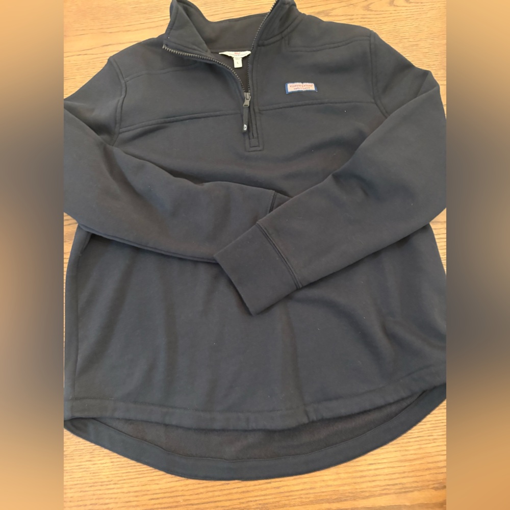Vineyard Vines Black Quarter-Zip Pullover